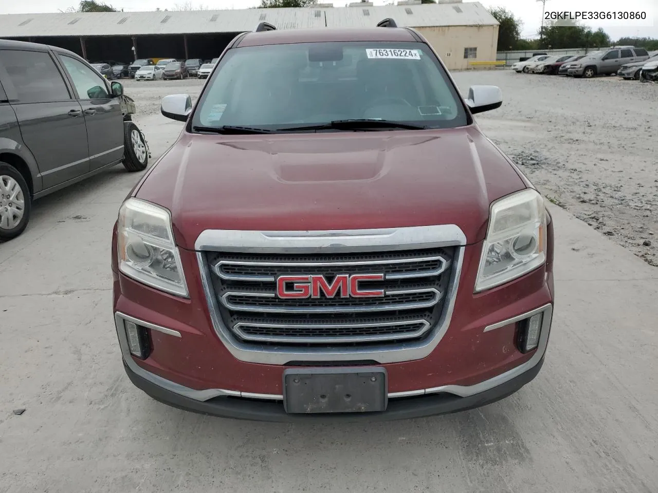 2016 GMC Terrain Slt VIN: 2GKFLPE33G6130860 Lot: 76316224