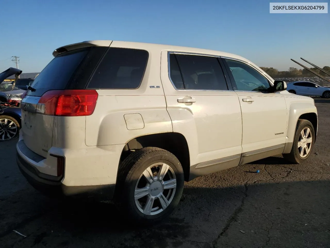 2016 GMC Terrain Sle VIN: 2GKFLSEKXG6204799 Lot: 76468534