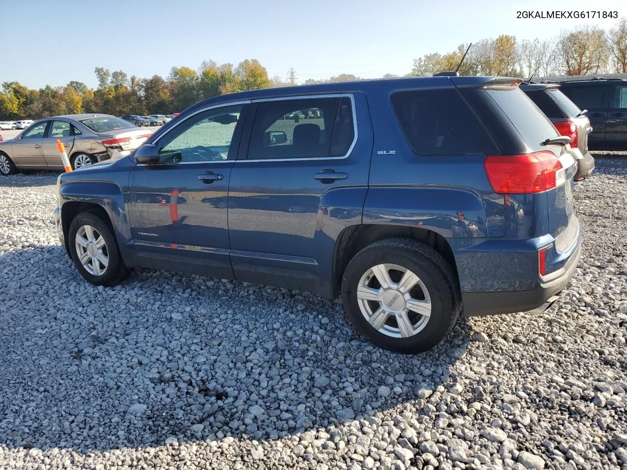 2016 GMC Terrain Sle VIN: 2GKALMEKXG6171843 Lot: 76664954