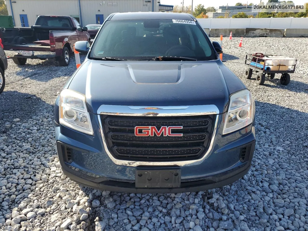 2016 GMC Terrain Sle VIN: 2GKALMEKXG6171843 Lot: 76664954