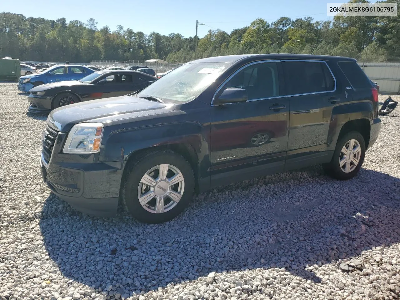 2016 GMC Terrain Sle VIN: 2GKALMEK8G6106795 Lot: 76682964