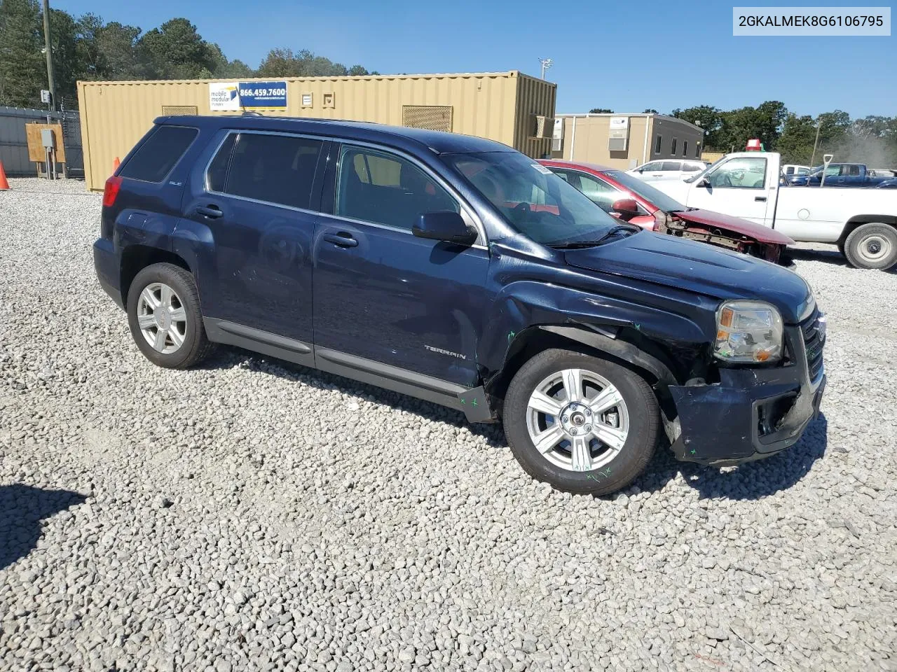 2GKALMEK8G6106795 2016 GMC Terrain Sle