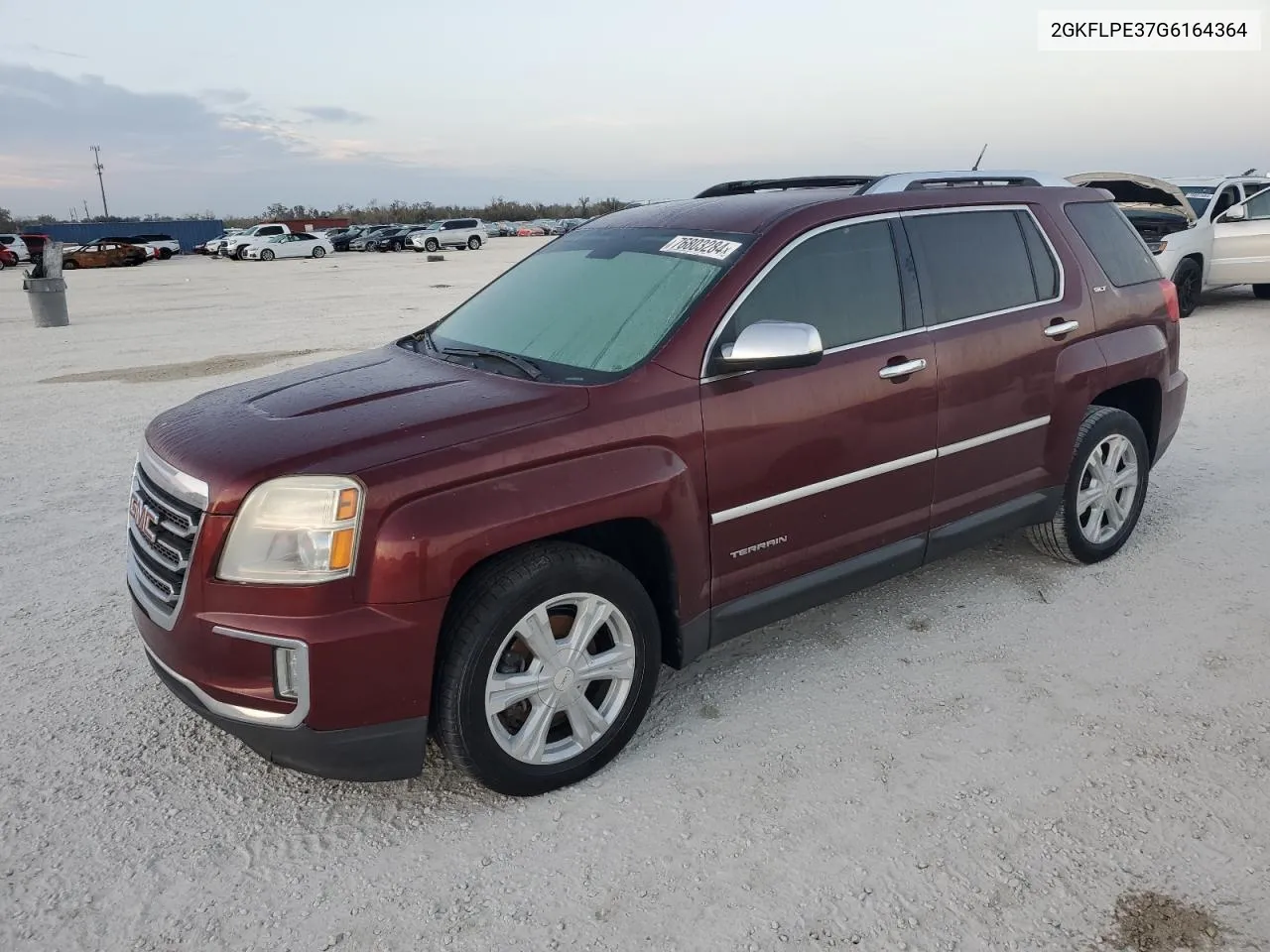 2016 GMC Terrain Slt VIN: 2GKFLPE37G6164364 Lot: 76803284