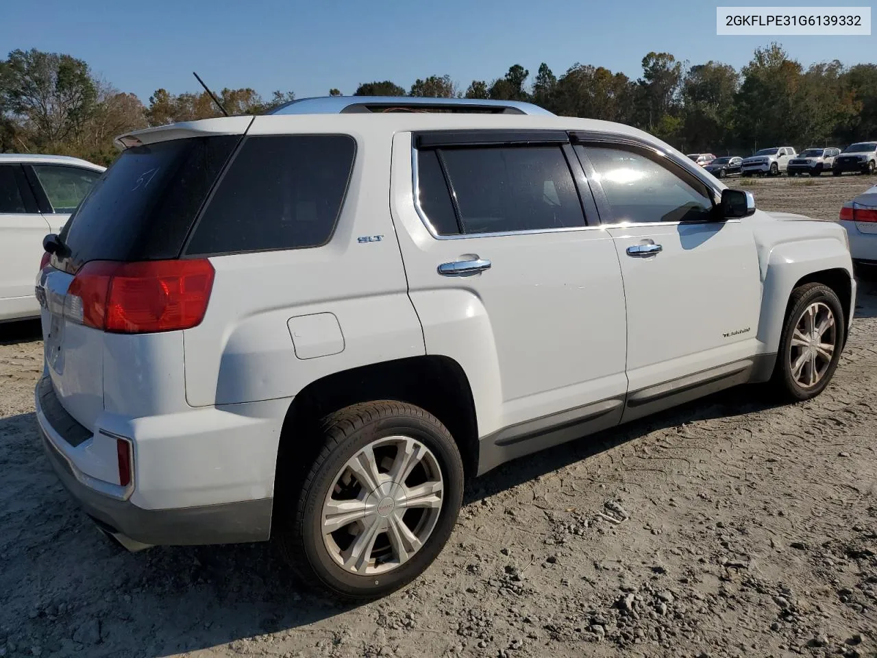 2016 GMC Terrain Slt VIN: 2GKFLPE31G6139332 Lot: 77993824