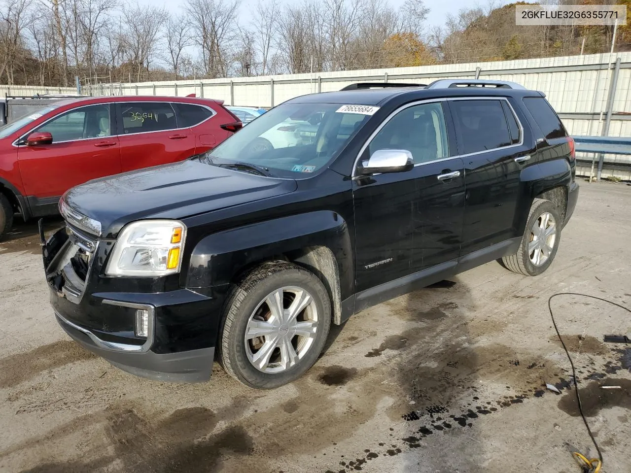 2016 GMC Terrain Slt VIN: 2GKFLUE32G6355771 Lot: 78655684