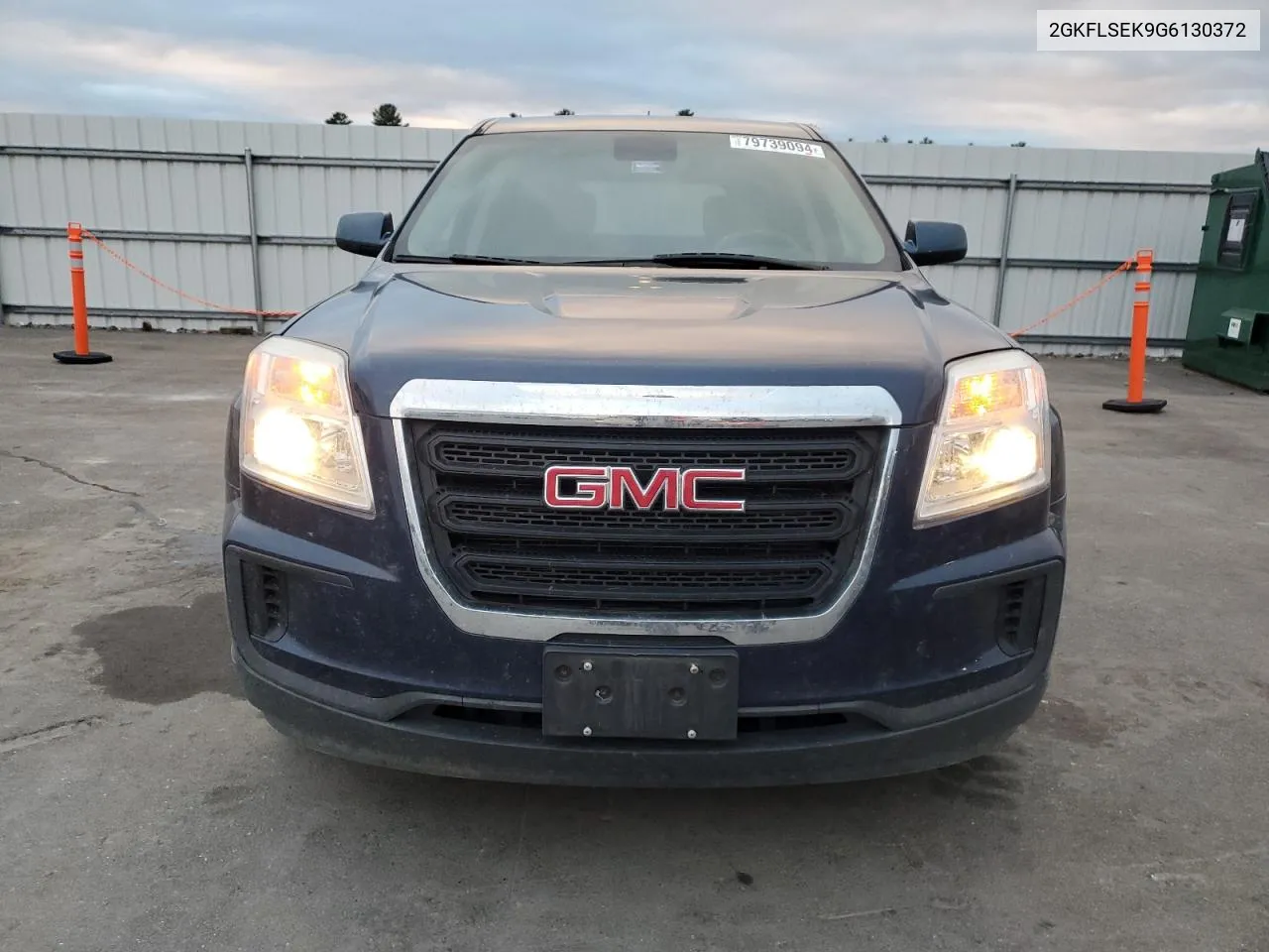 2016 GMC Terrain Sle VIN: 2GKFLSEK9G6130372 Lot: 79739094