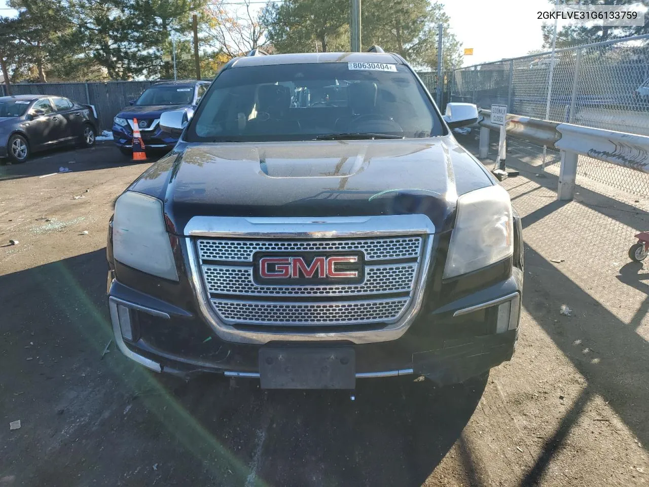 2016 GMC Terrain Denali VIN: 2GKFLVE31G6133759 Lot: 80630404