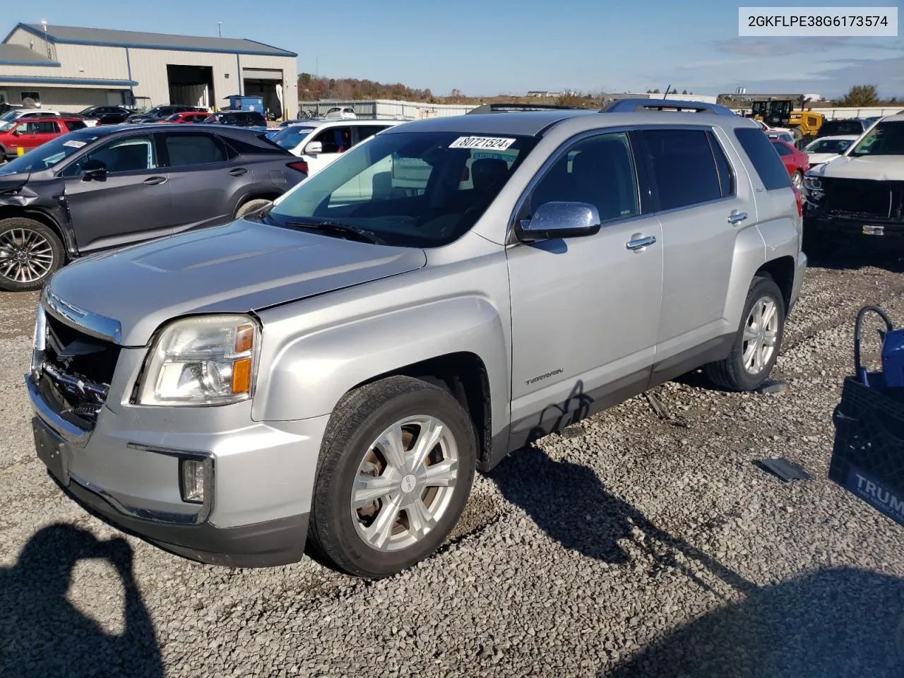 2016 GMC Terrain Slt VIN: 2GKFLPE38G6173574 Lot: 80721524