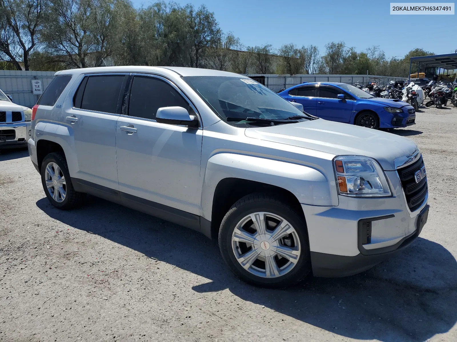 2017 GMC Terrain Sle VIN: 2GKALMEK7H6347491 Lot: 51111884