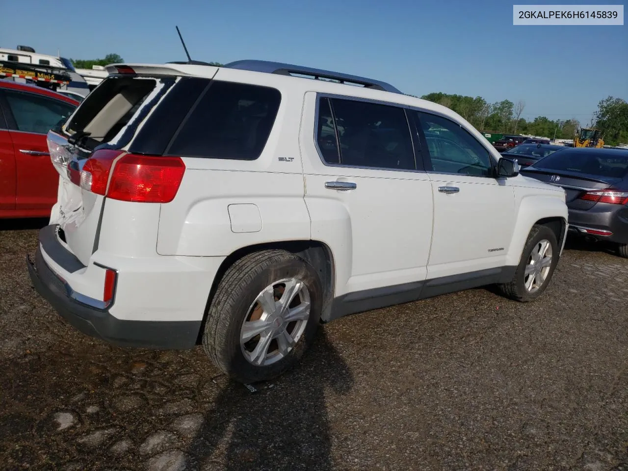 2017 GMC Terrain Slt VIN: 2GKALPEK6H6145839 Lot: 53871614