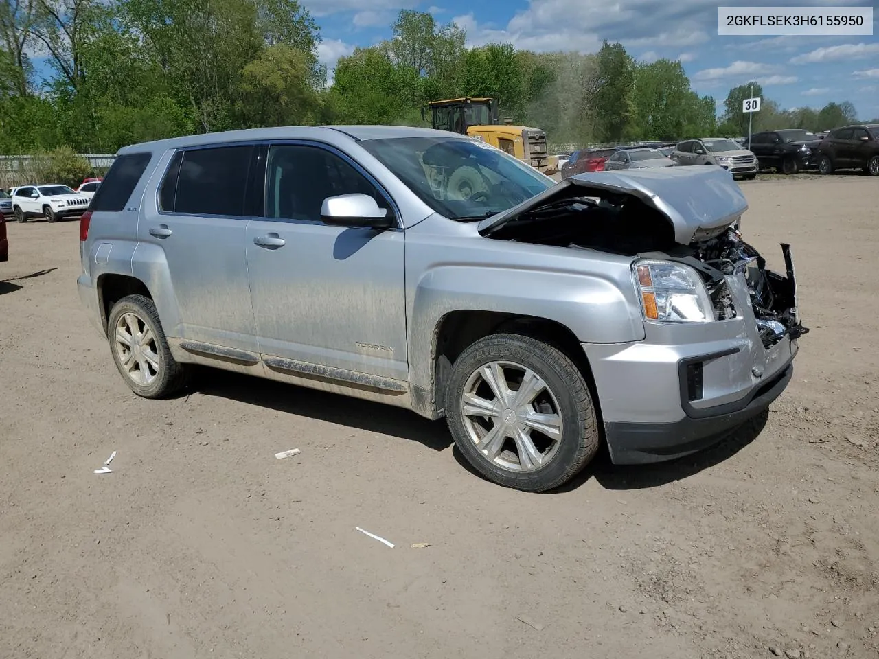 2017 GMC Terrain Sle VIN: 2GKFLSEK3H6155950 Lot: 54227994