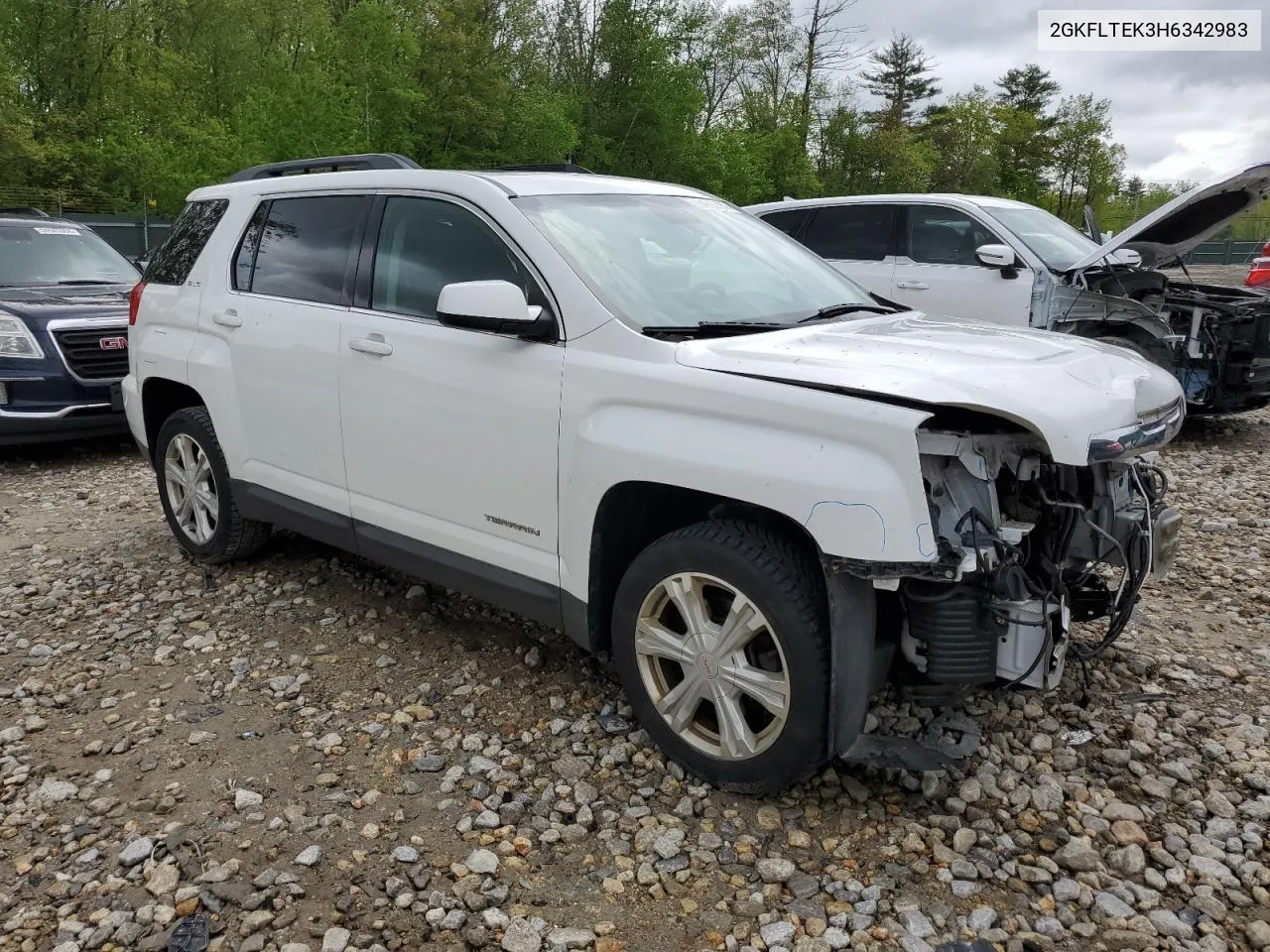 2017 GMC Terrain Sle VIN: 2GKFLTEK3H6342983 Lot: 54665384