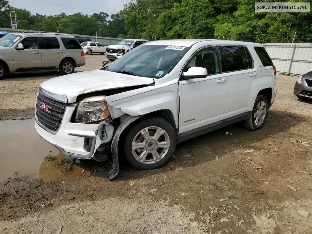 2017 GMC Terrain Sle VIN: 2GKALMEK0H6155796 Lot: 56594264