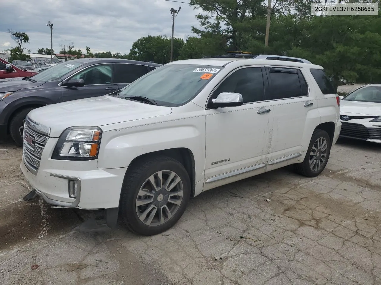 2017 GMC Terrain Denali VIN: 2GKFLVE37H6258685 Lot: 56672764