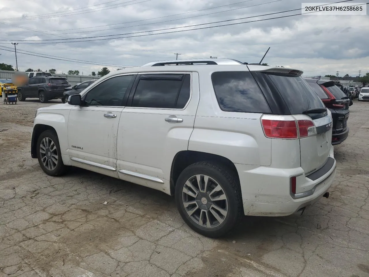 2017 GMC Terrain Denali VIN: 2GKFLVE37H6258685 Lot: 56672764