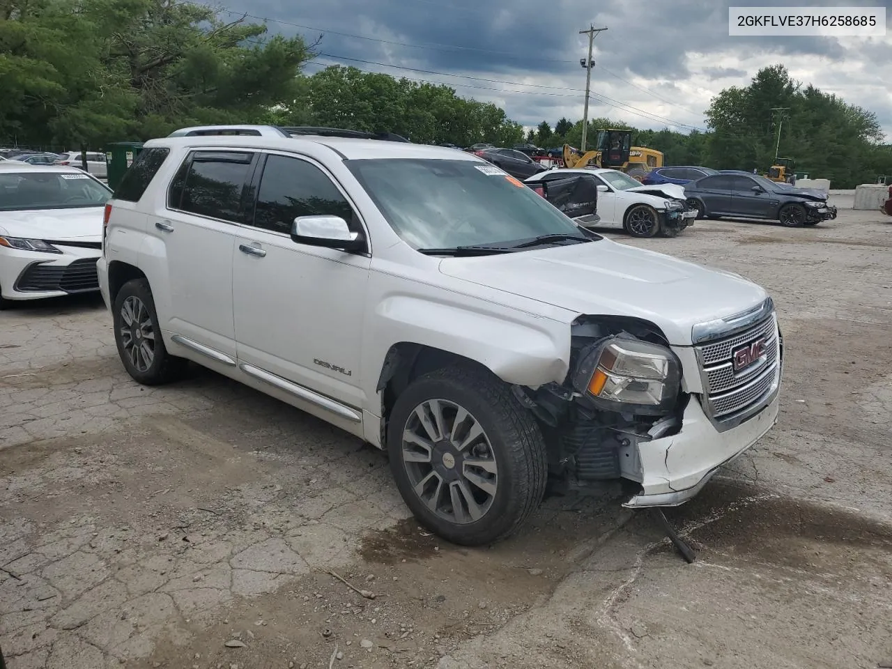 2017 GMC Terrain Denali VIN: 2GKFLVE37H6258685 Lot: 56672764