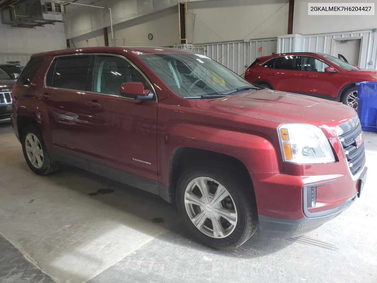 2017 GMC Terrain Sle VIN: 2GKALMEK7H6204427 Lot: 57192444