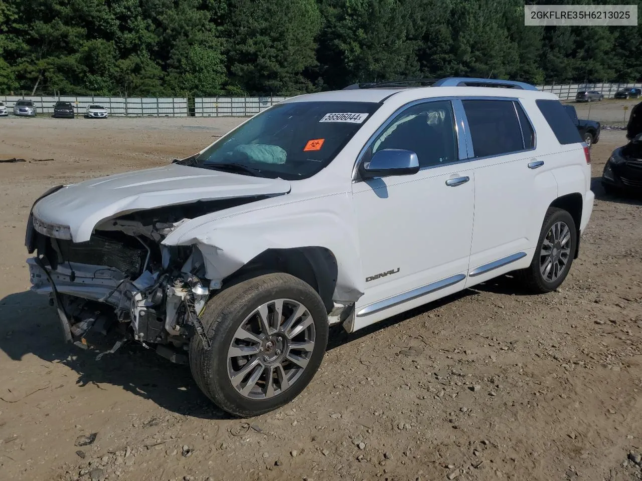 2017 GMC Terrain Denali VIN: 2GKFLRE35H6213025 Lot: 58506044