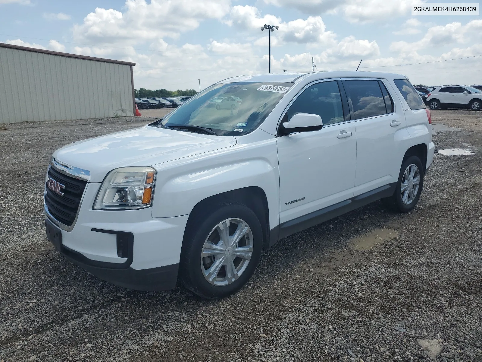 2017 GMC Terrain Sle VIN: 2GKALMEK4H6268439 Lot: 58574834