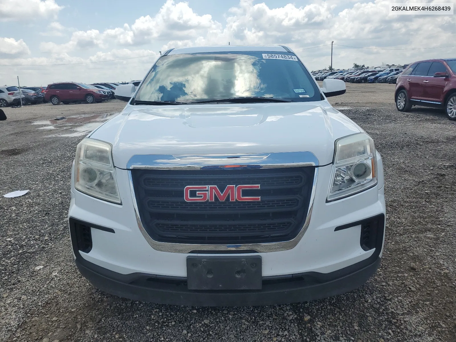 2017 GMC Terrain Sle VIN: 2GKALMEK4H6268439 Lot: 58574834