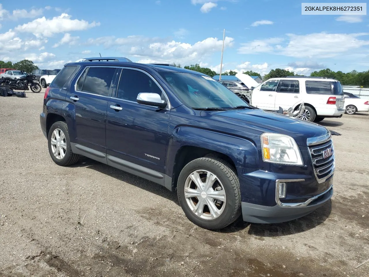 2017 GMC Terrain Slt VIN: 2GKALPEK8H6272351 Lot: 63621054