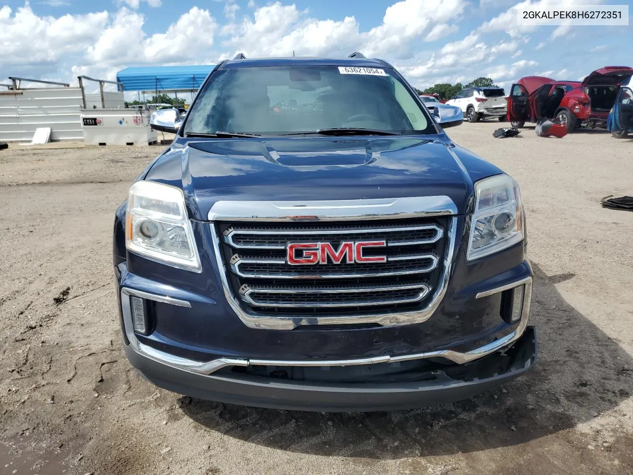 2017 GMC Terrain Slt VIN: 2GKALPEK8H6272351 Lot: 63621054