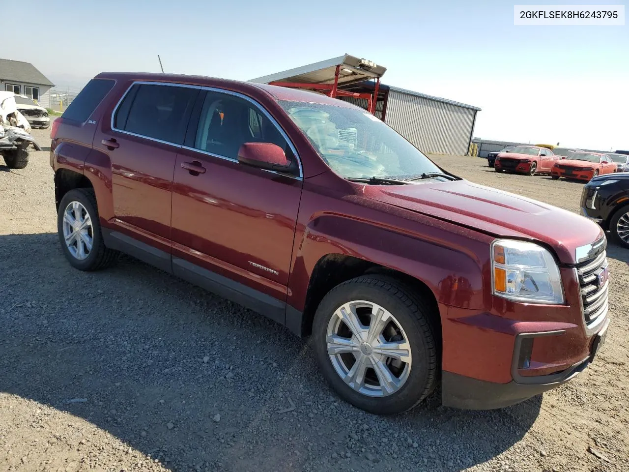 2GKFLSEK8H6243795 2017 GMC Terrain Sle