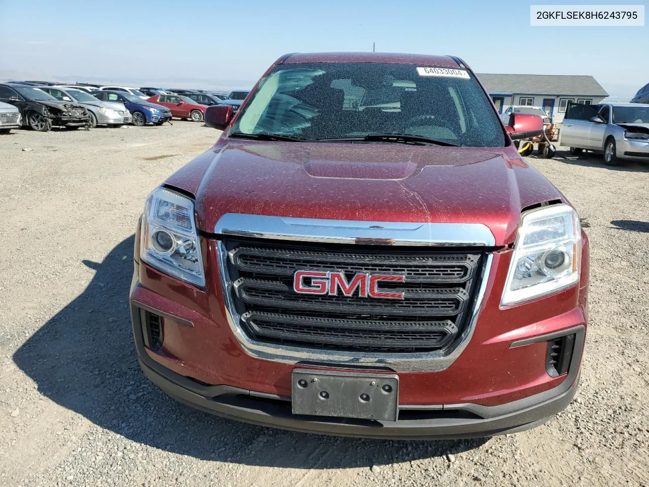 2GKFLSEK8H6243795 2017 GMC Terrain Sle