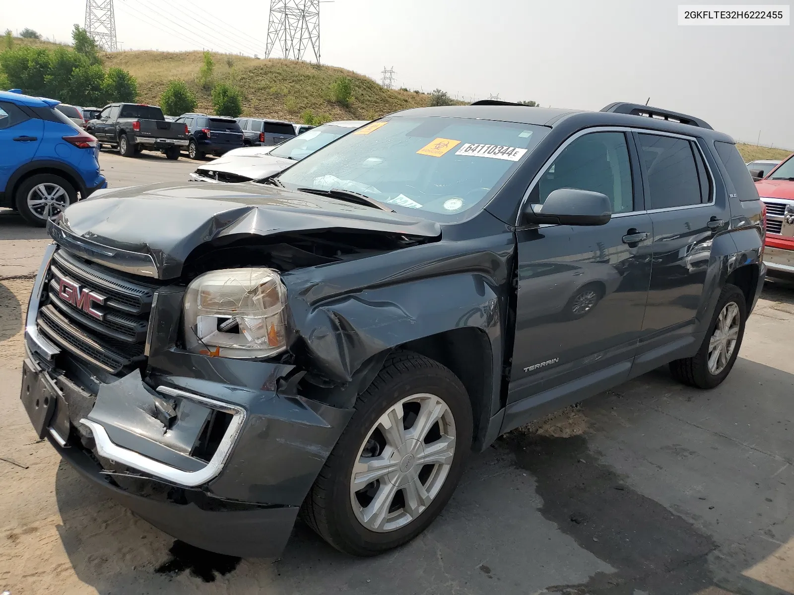 2GKFLTE32H6222455 2017 GMC Terrain Sle