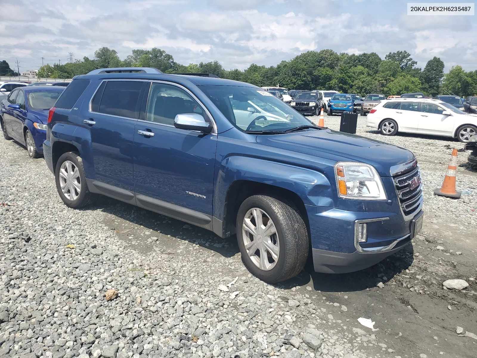 2017 GMC Terrain Slt VIN: 2GKALPEK2H6235487 Lot: 64633234