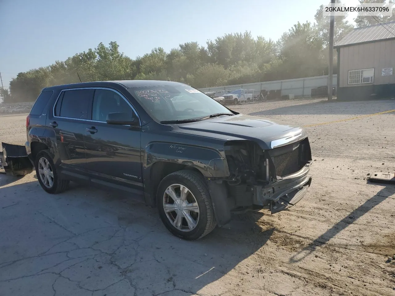 2017 GMC Terrain Sle VIN: 2GKALMEK6H6337096 Lot: 68772074