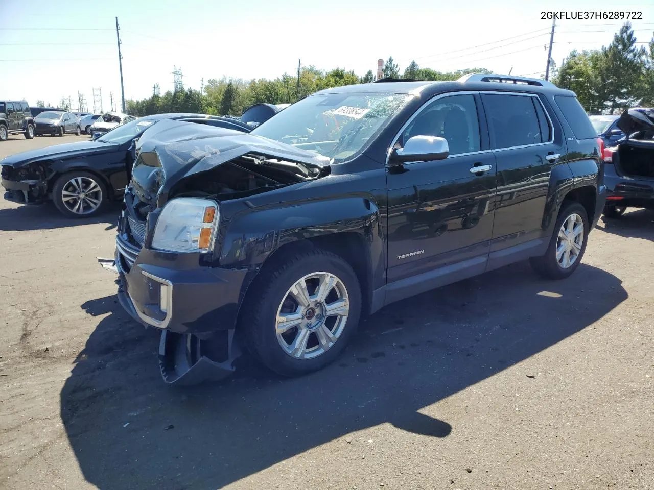 2017 GMC Terrain Slt VIN: 2GKFLUE37H6289722 Lot: 69308544