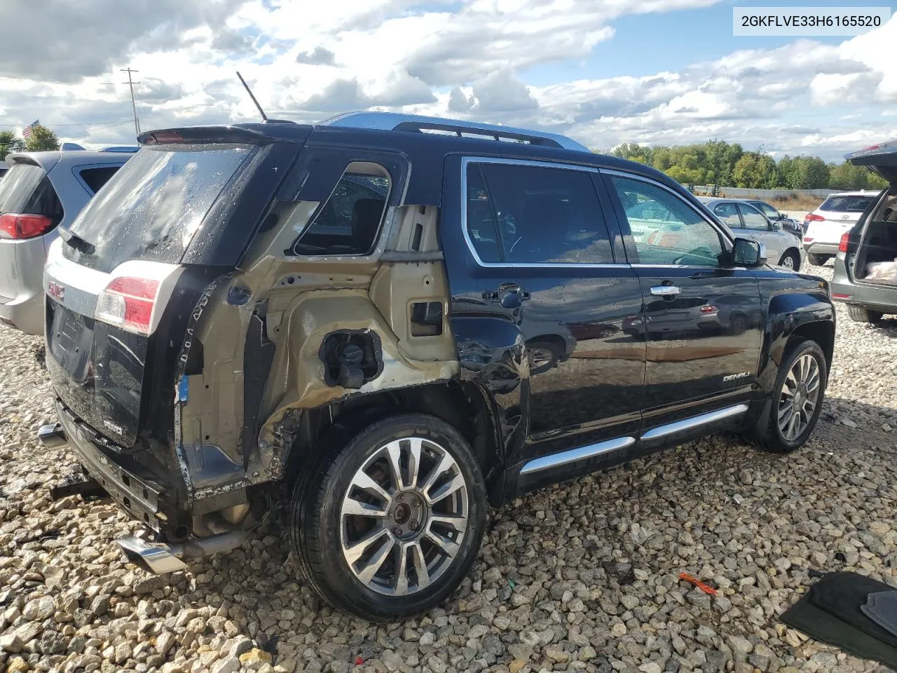 2017 GMC Terrain Denali VIN: 2GKFLVE33H6165520 Lot: 69508554