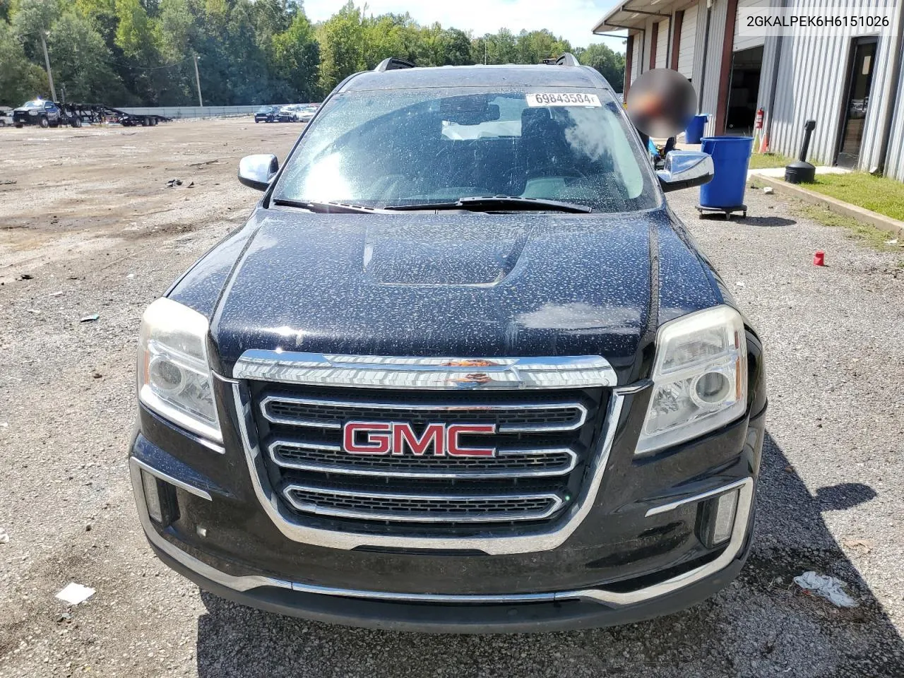 2017 GMC Terrain Slt VIN: 2GKALPEK6H6151026 Lot: 69843584