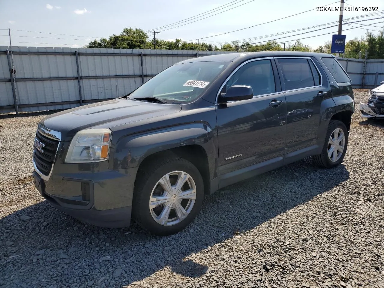 2GKALMEK5H6196392 2017 GMC Terrain Sle