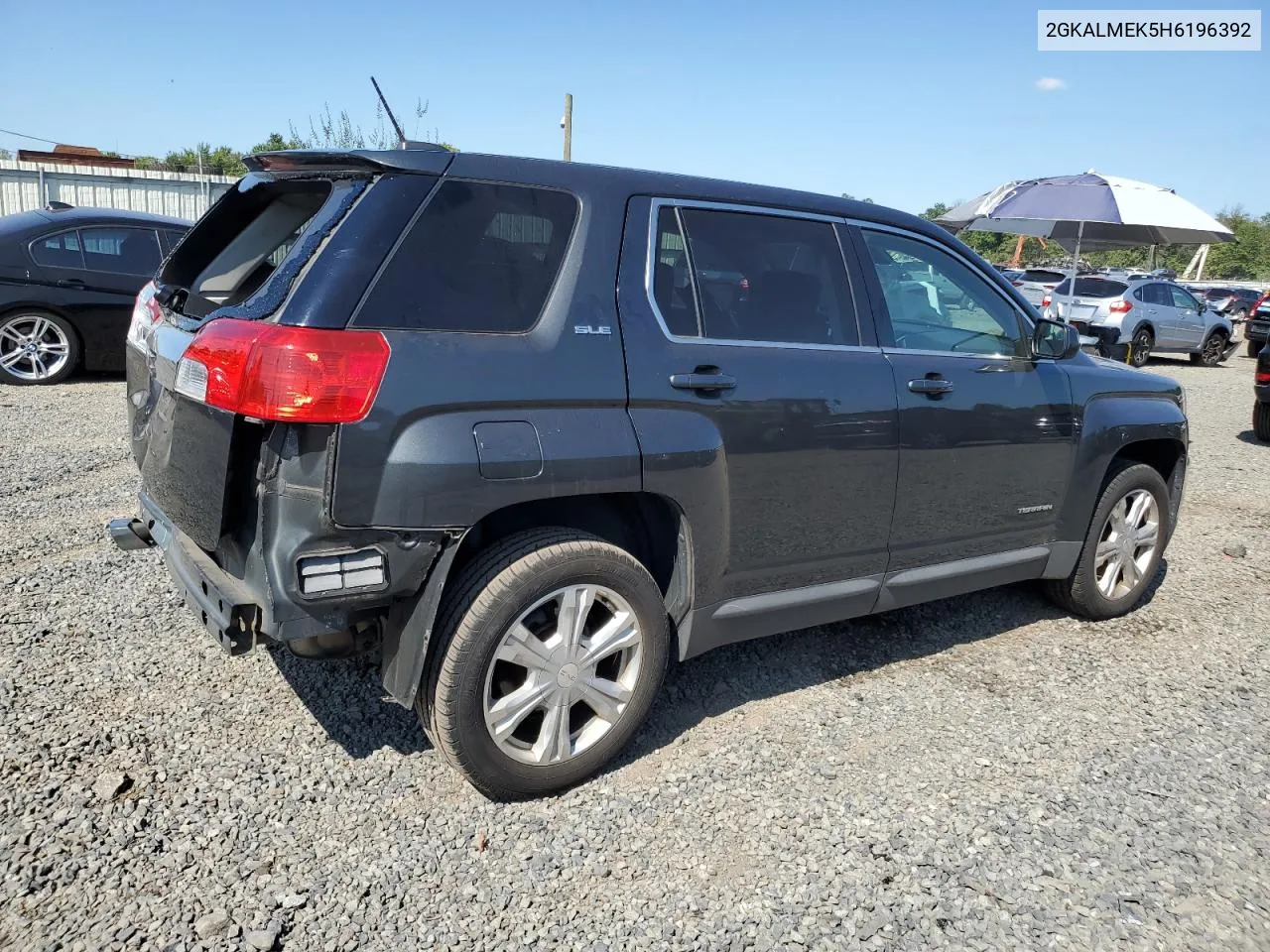 2017 GMC Terrain Sle VIN: 2GKALMEK5H6196392 Lot: 69941214