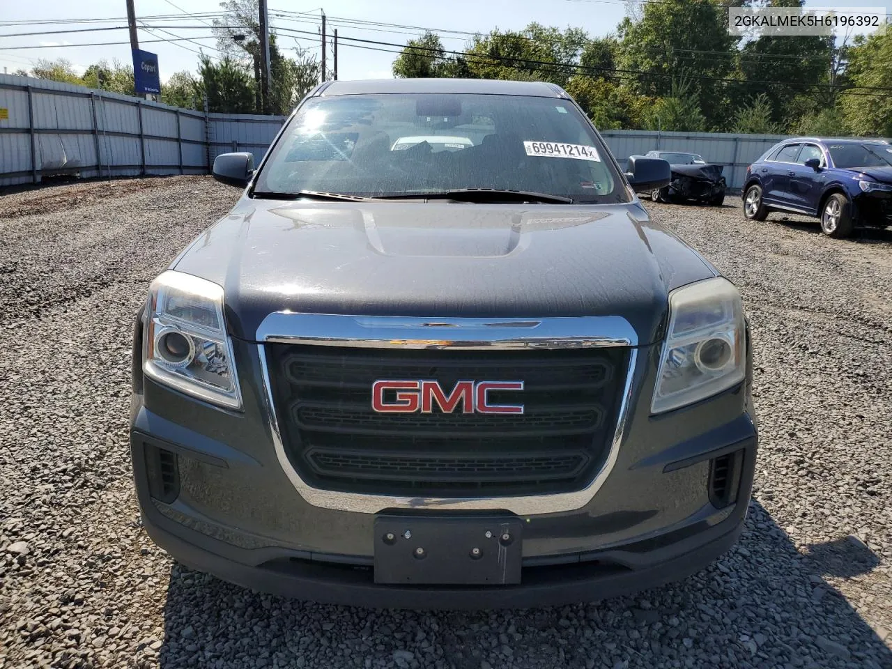 2GKALMEK5H6196392 2017 GMC Terrain Sle