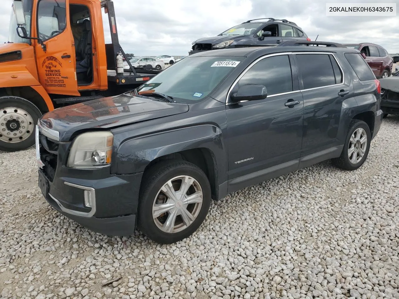 2017 GMC Terrain Sle VIN: 2GKALNEK0H6343675 Lot: 70511574