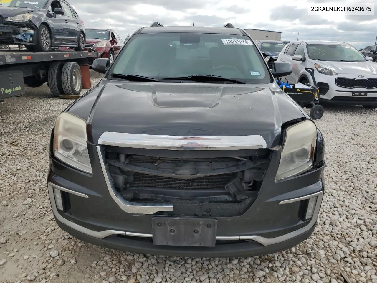 2017 GMC Terrain Sle VIN: 2GKALNEK0H6343675 Lot: 70511574