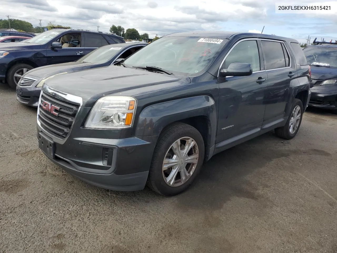 2017 GMC Terrain Sle VIN: 2GKFLSEKXH6315421 Lot: 71000494