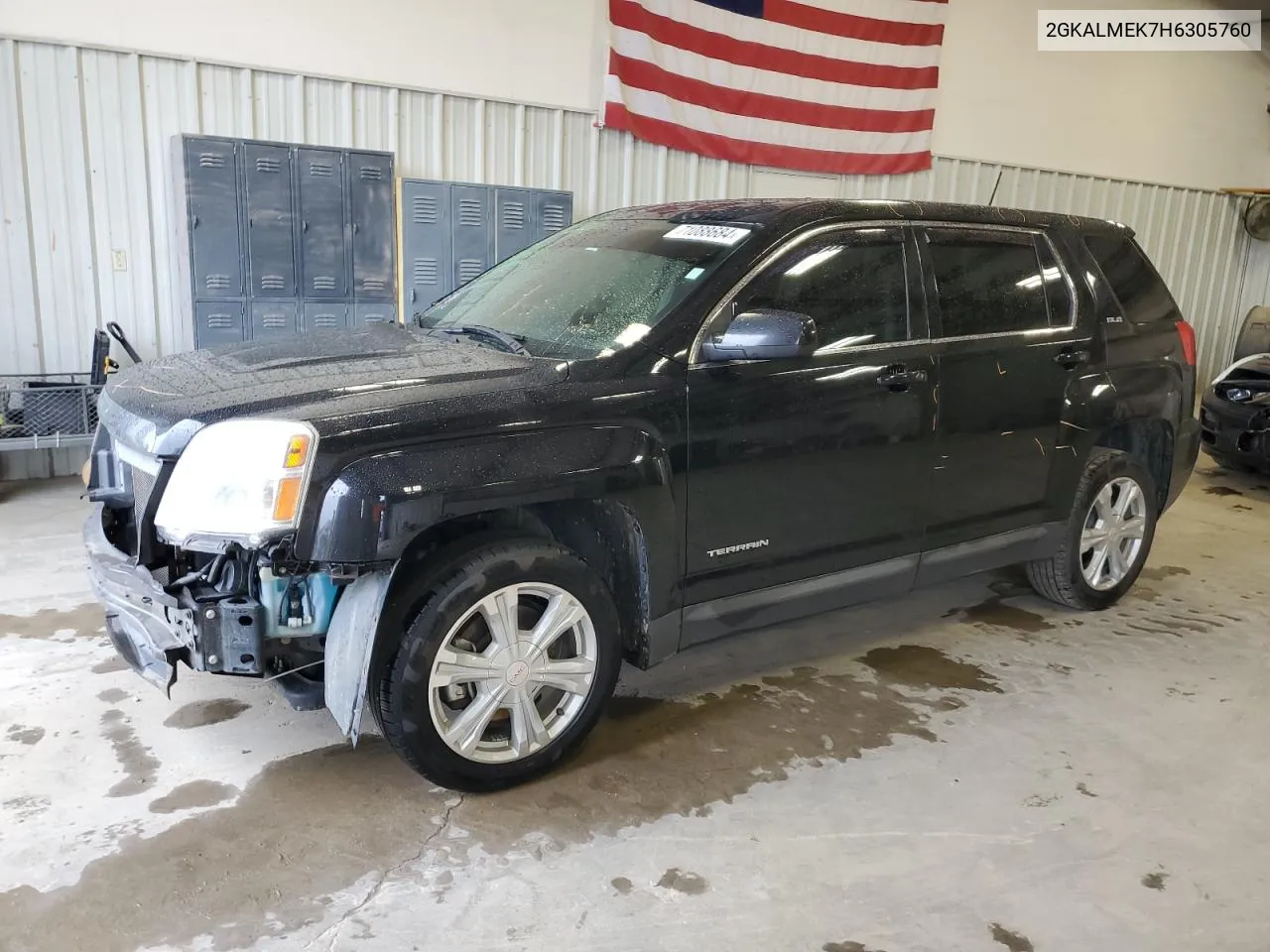 2017 GMC Terrain Sle VIN: 2GKALMEK7H6305760 Lot: 71088684