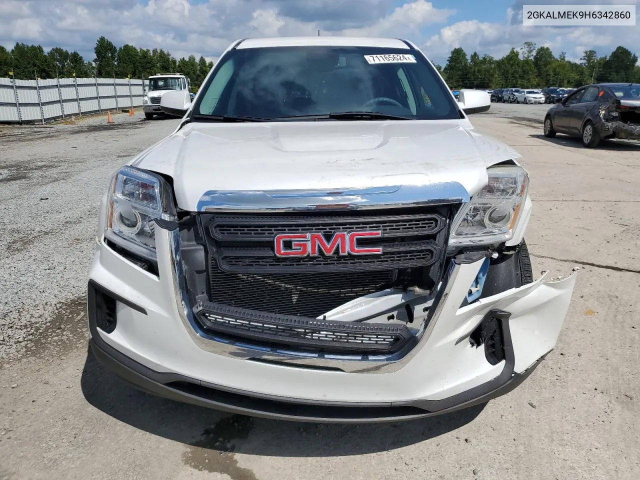 2017 GMC Terrain Sle VIN: 2GKALMEK9H6342860 Lot: 71165624