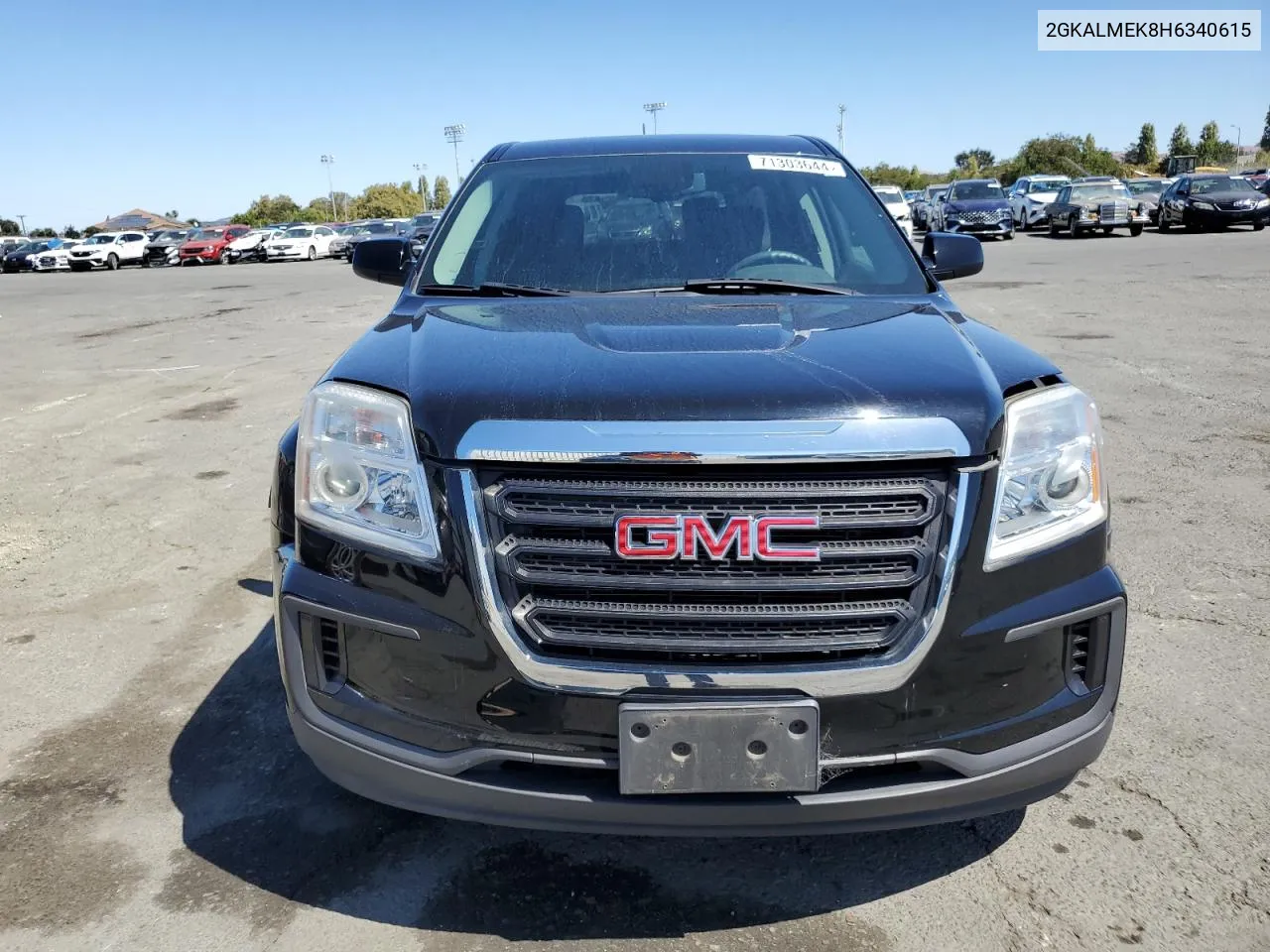 2017 GMC Terrain Sle VIN: 2GKALMEK8H6340615 Lot: 71303644