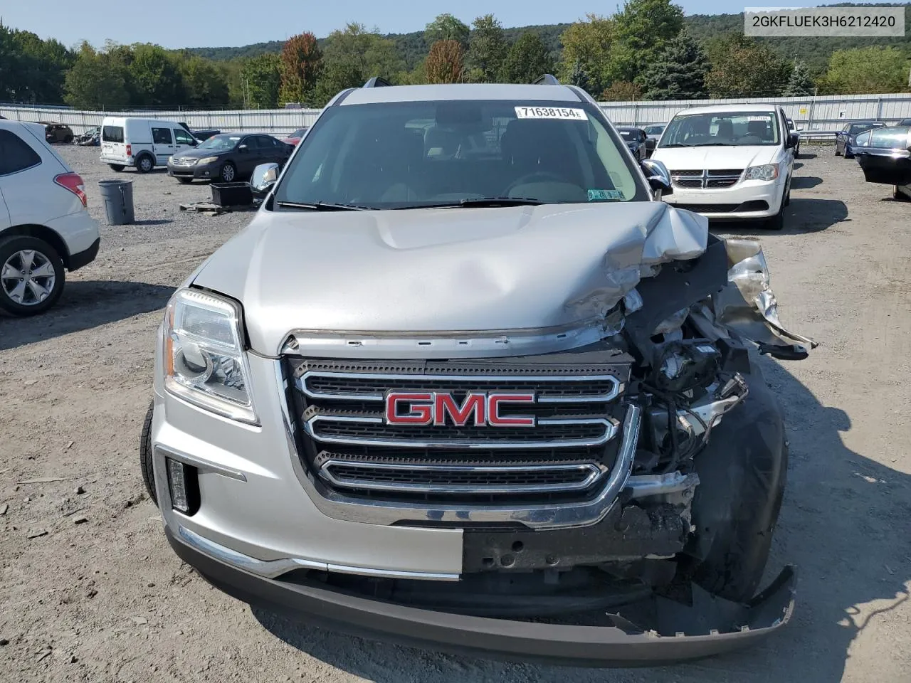 2017 GMC Terrain Slt VIN: 2GKFLUEK3H6212420 Lot: 71638154