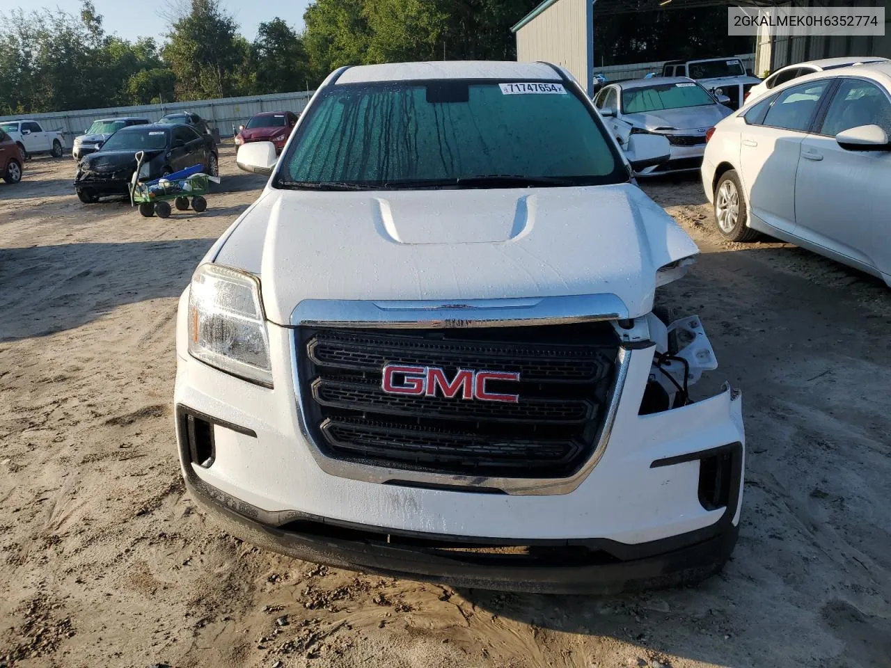 2017 GMC Terrain Sle VIN: 2GKALMEK0H6352774 Lot: 71747654