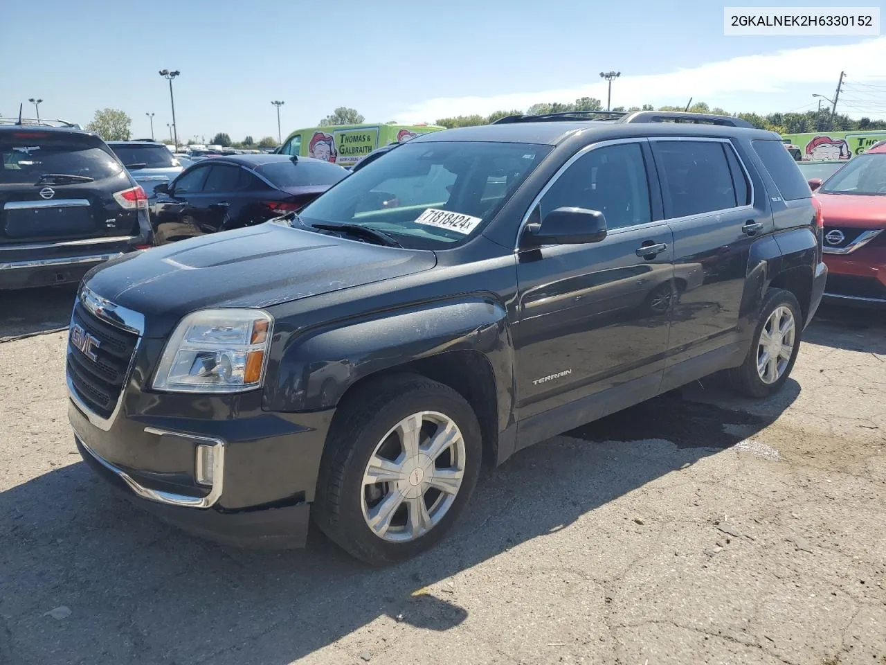 2017 GMC Terrain Sle VIN: 2GKALNEK2H6330152 Lot: 71818424