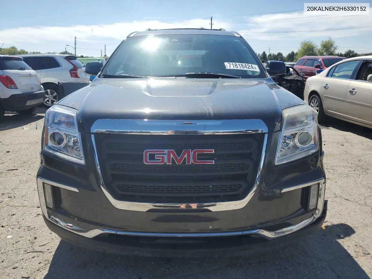 2017 GMC Terrain Sle VIN: 2GKALNEK2H6330152 Lot: 71818424