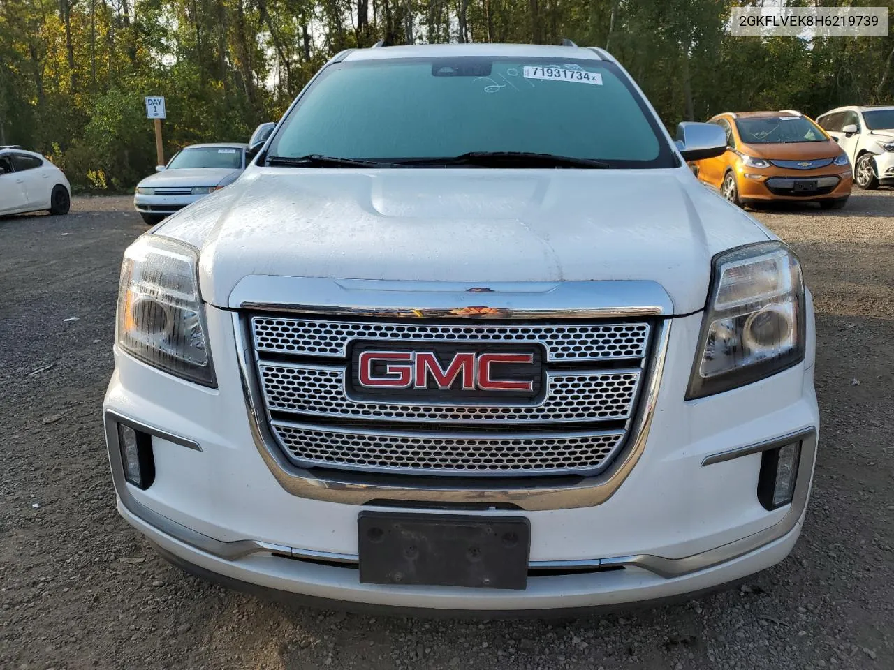 2017 GMC Terrain Denali VIN: 2GKFLVEK8H6219739 Lot: 71931734