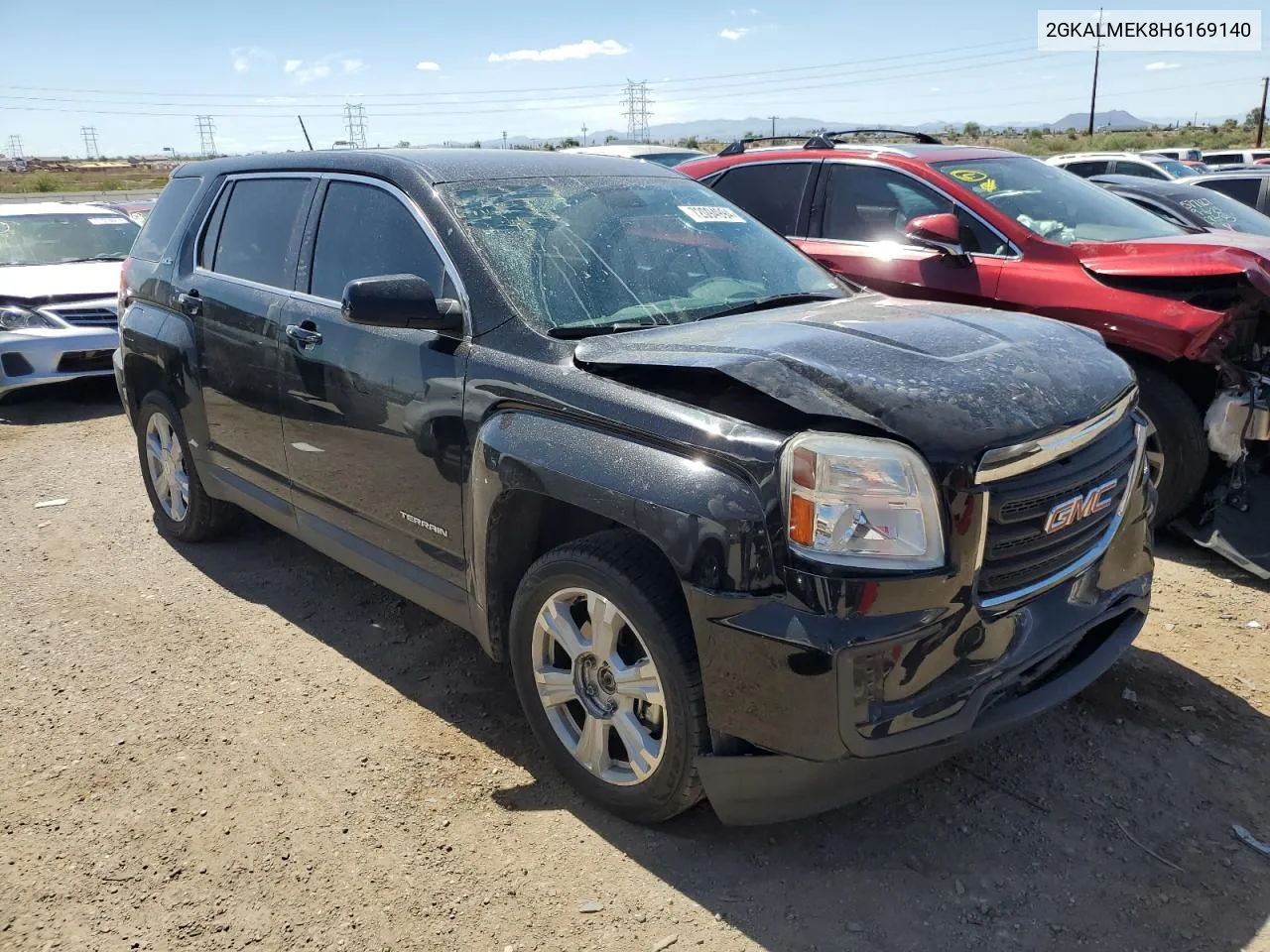 2017 GMC Terrain Sle VIN: 2GKALMEK8H6169140 Lot: 72094994