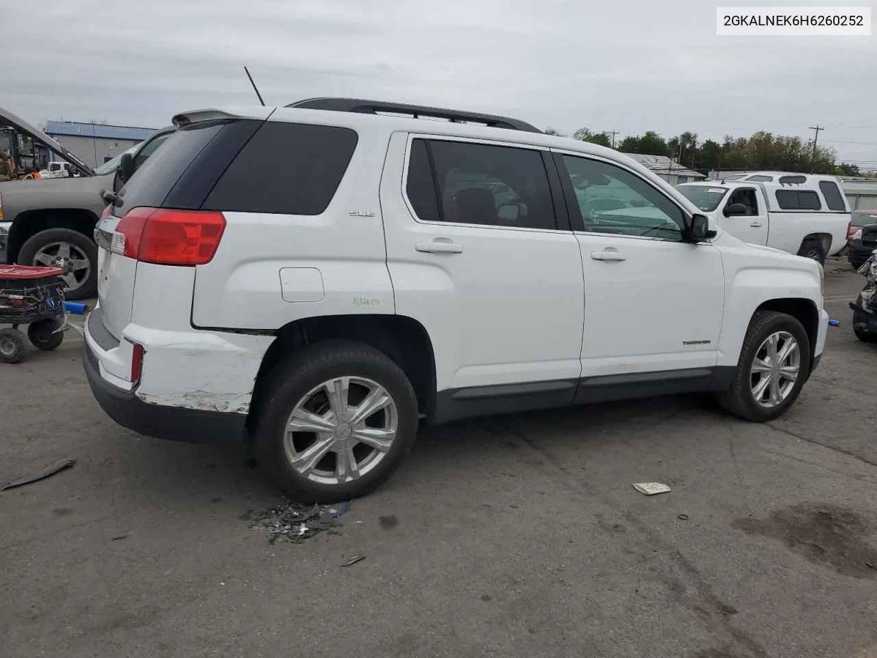 2017 GMC Terrain Sle VIN: 2GKALNEK6H6260252 Lot: 72122834